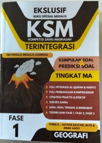Image of Buku Spesial Medalis KSM Geografi MA Fase 1