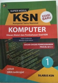 Image of Super Modul KSN Komputer Dasar Dasar Pemograman  PAscal & C++