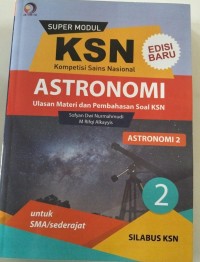 Image of Super Modul KSN SMA Astronomi 2
