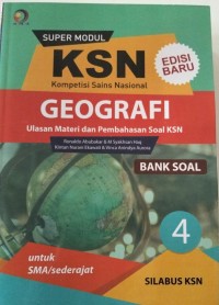 Image of Super Modul  KSN SMA  Bank Soal Geografi