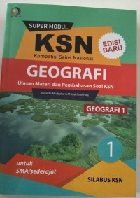 Image of Super Modul KSN SMA Geografi 1