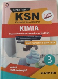 Image of super Modul KSN SMA Kimia Analitik dan Kimia Fisik