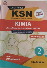 Image of Super Modul KSN SMA Kimia  Organik